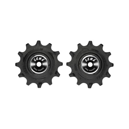 CEMA Roldanas de plástico-acero SRAM XX1/XO1 12-12T CE06-SRC-JW-PR02-SS