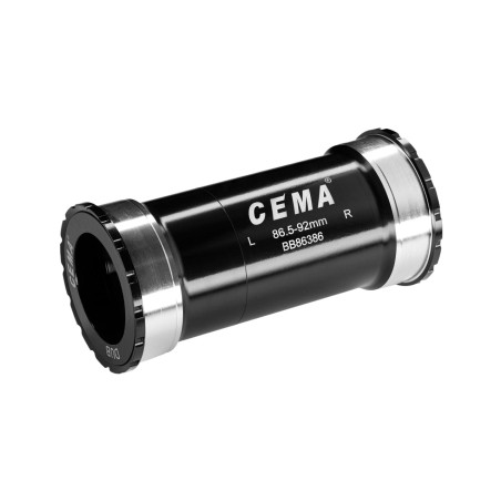 CEMA Chromed steel bottom bracket BB86-BB92 FOR FSA386/ROTOR 30MM CE01-SRC-BT-BS86386