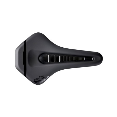 SAN MARCO Bicycle seat saddle GROUND SHIELD SPORT 333 GR 155 X 255 MM, WIDE