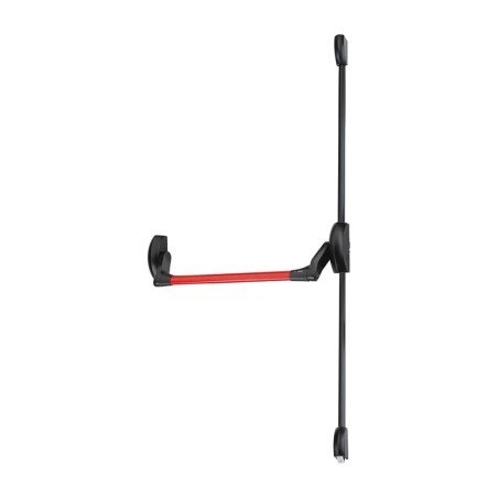 modular rim-mounted panic exit device for passive leaf fast push