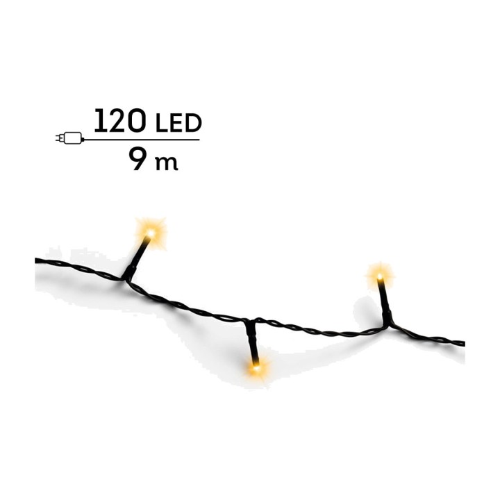 LUMINEO 8-function light string with timer for outdoor use