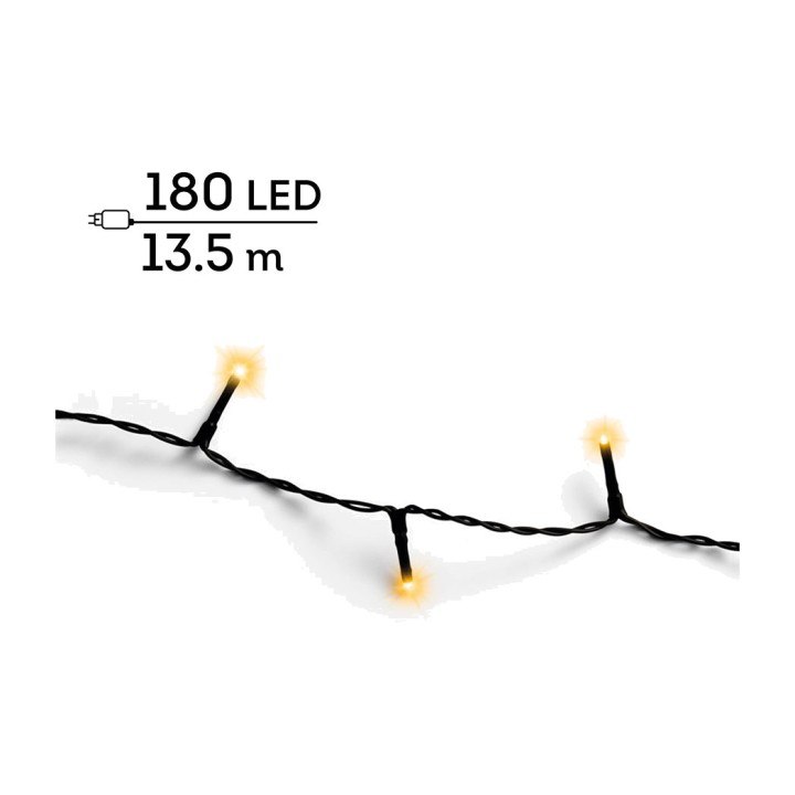 LUMINEO 8-function light string with timer for outdoor use
