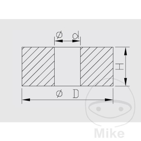 rebound piston for fork