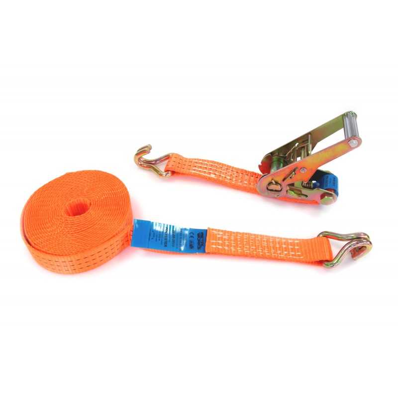 METALWORKS Eslingas cinchas correas de seguridad dos ganchos carraca acero 2500 KG BAS115B 35016