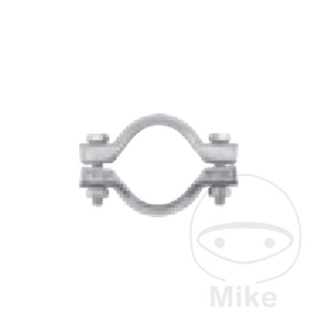 abrazadera de escape con tornillo