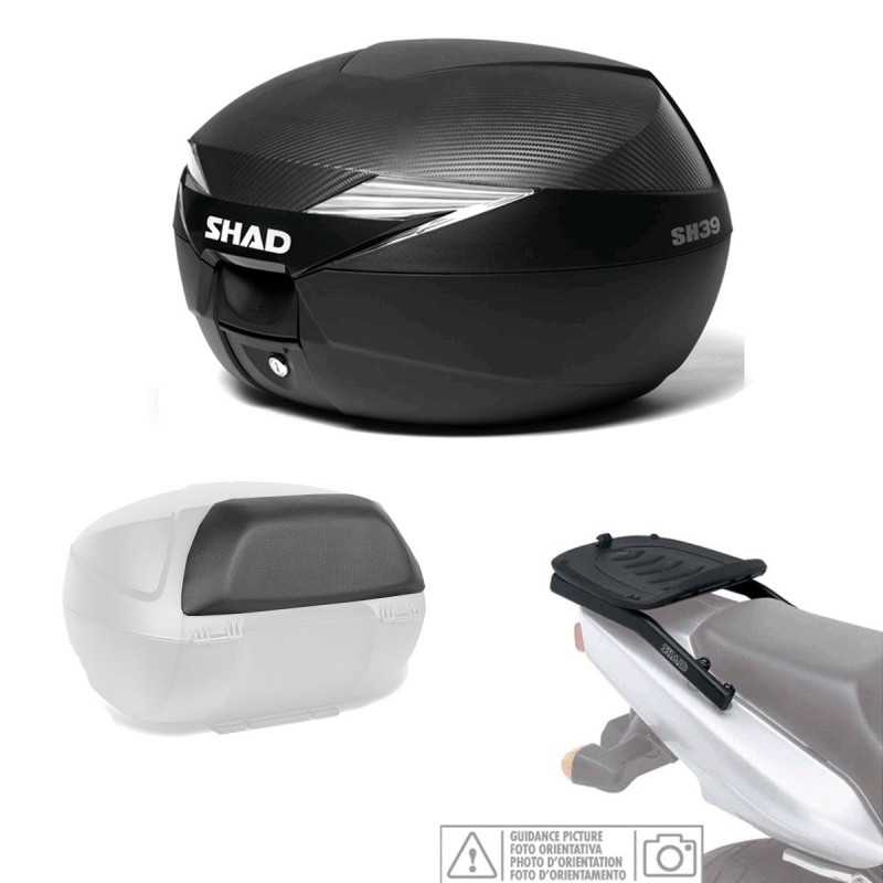 Tailgate kit and trunk case luggage + carbon + passenger backrest gift  SH39