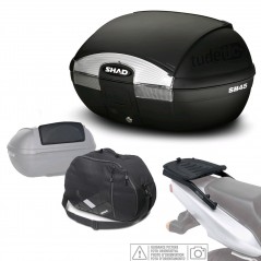SHAD Kit fijacion y maleta baul trasero + respaldo bolsa interna regalo SH45 KIT-SHAD-1417