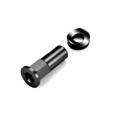 Long covered brake nut 
