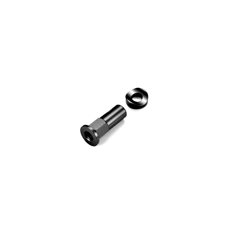 Long covered brake nut 