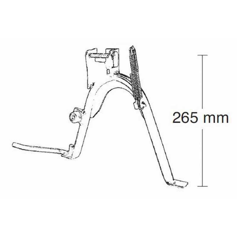 BUZZETTI Caballete central pata soporte completo 19289