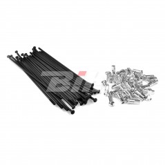 HAAN WHEELS Juego de radios negro para llanta 18 buje OEM 25 1405/3 62171