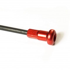 HAAN WHEELS Juego de tuercas radios rojo 16 001/6 62152