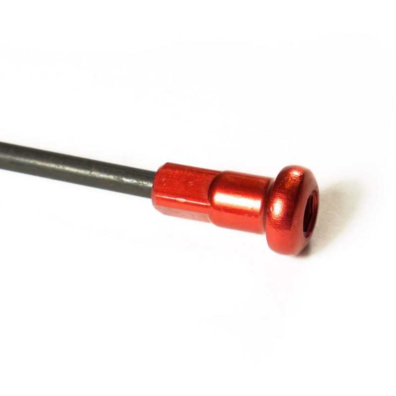 HAAN WHEELS Juego de tuercas radios rojo 16 001/6 62152