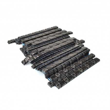 BIKE LIFT Contrapesos adhesivos llanta color negro (50x45gr) 69803