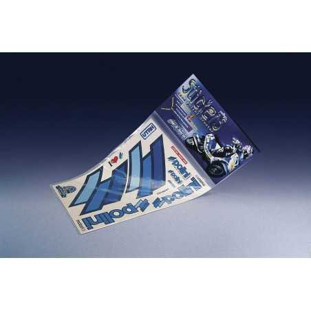 Adhesives sticker team polini scooter blue