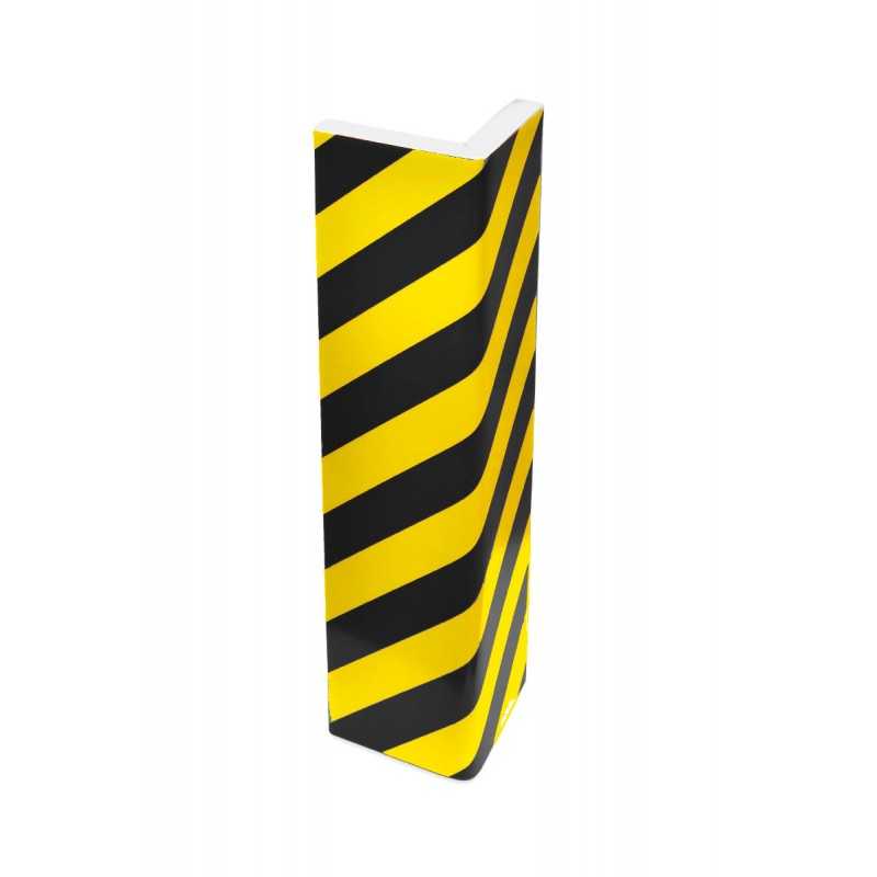 Protector, angle pu7325nj 73cm x 150mm corner protection wall black yellow