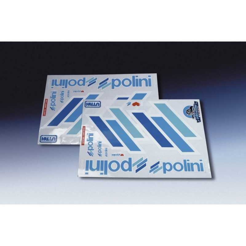 Adhesives sticker team polini scooter white