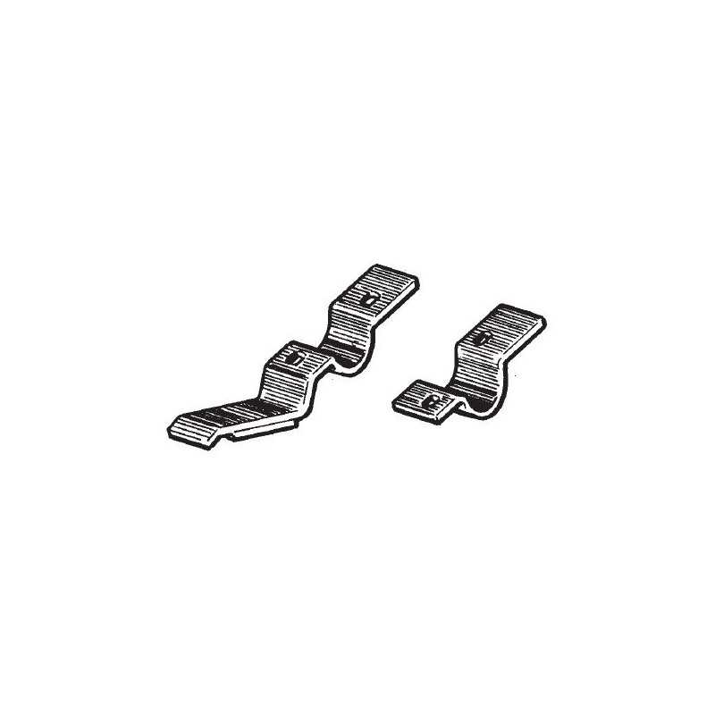 Pair, installation supports, center sawhorse