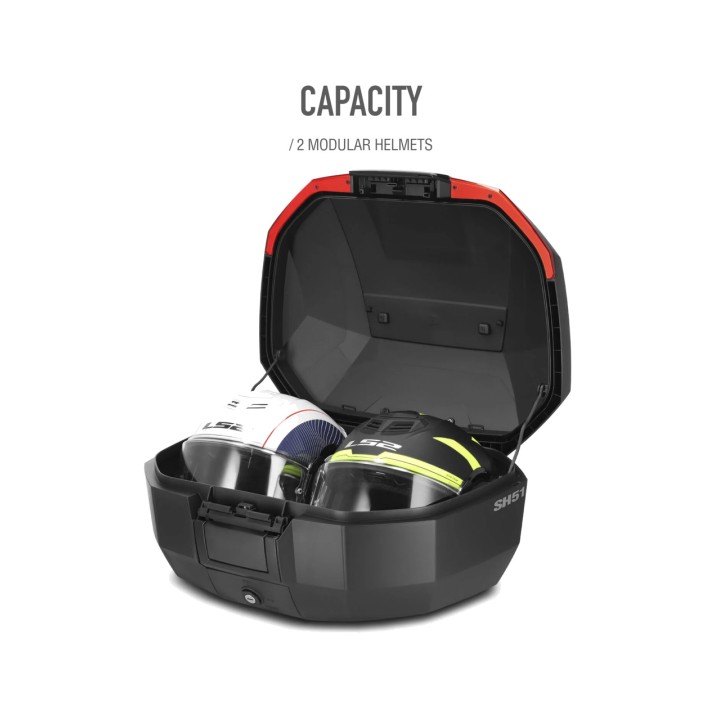 SHAD Topboks bag til motorcykel med carbon look TC SH51