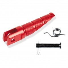 Set, footrests scooter milled wedge red