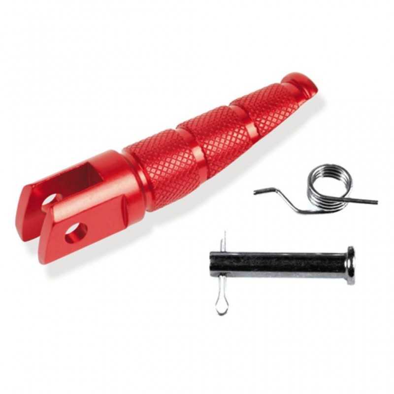 Set, footrests scooter milled wedge red