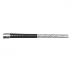 ALHONGA Funda de cable acero laminado con embrague negro 228