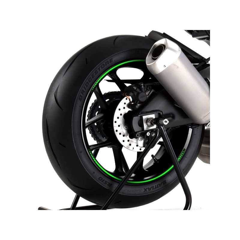 8 adhesive strips arc wheel rims vinyl stickers premium