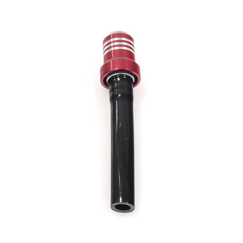 Fuel tank cap valve aluminum  rojo