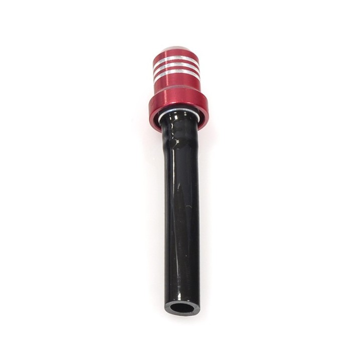 Fuel tank cap valve aluminum  rojo