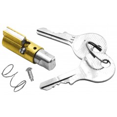 Lock, key contact