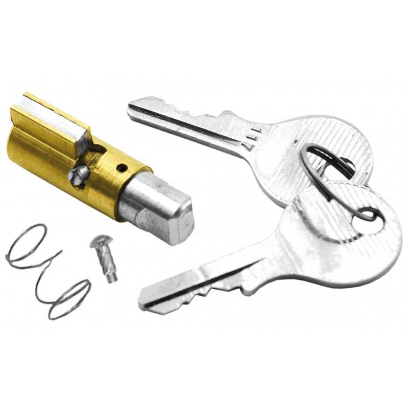Lock, key contact