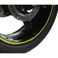 Tape, decorative, neckband adhesive, vinyl for tires, various colors