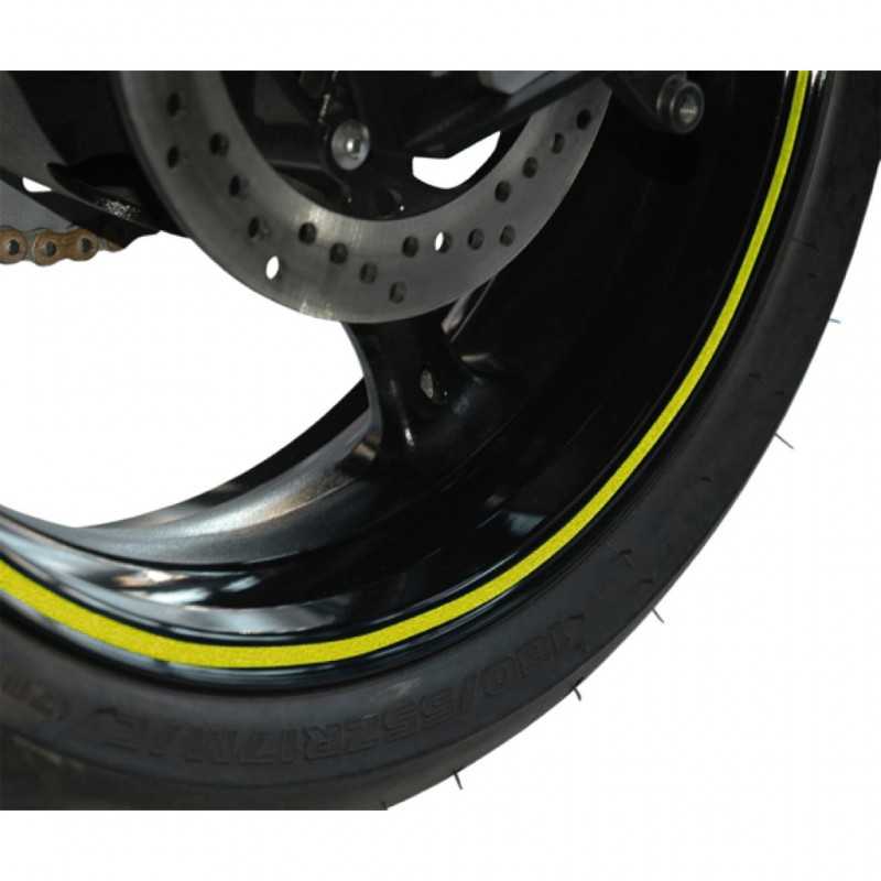 Tape, decorative, neckband adhesive, vinyl for tires, various colors