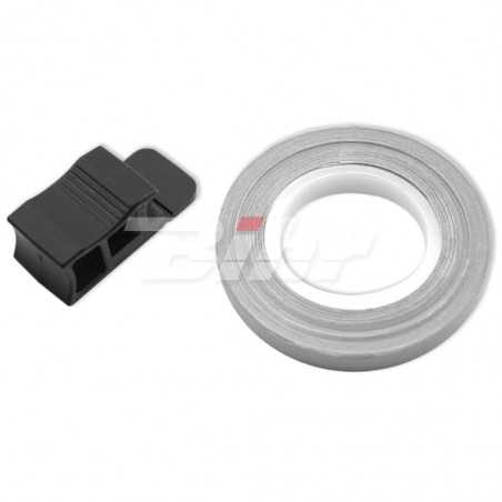 Tape, decorative, neckband adhesive, vinyl for tires, various colors