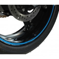 Tape, decorative, neckband adhesive, vinyl for tires, various colors