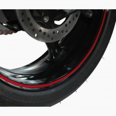 Tape, decorative, neckband adhesive, vinyl for tires, various colors