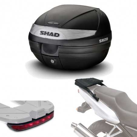 SHAD Kit fijacion y maleta baul trasero + luz de freno regalo SH29 SH29LUREHE178