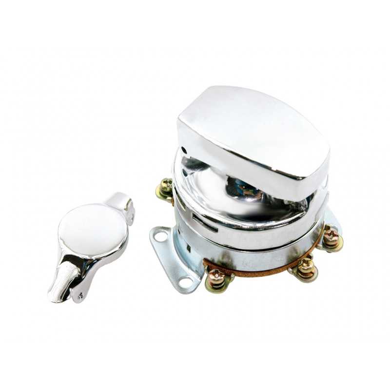 Lock, harley chrome