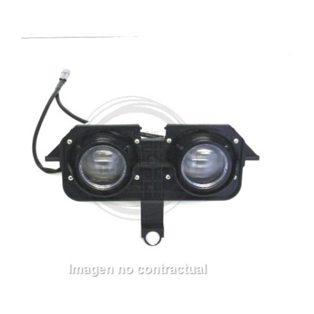 front headlight optic