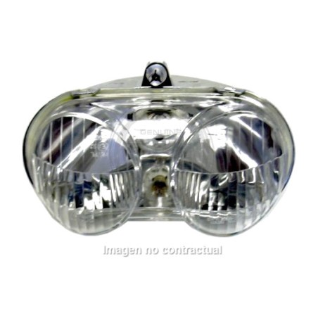 complete front headlight optic