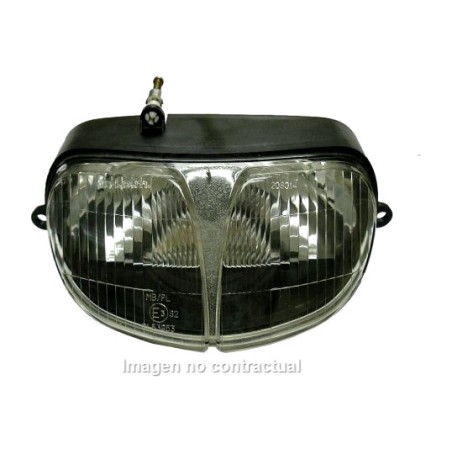 complete front headlight optic