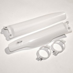 UFO Protectores de horquilla moto KA03760 COLOR BLANCO TRANSLÚCIDO 41284