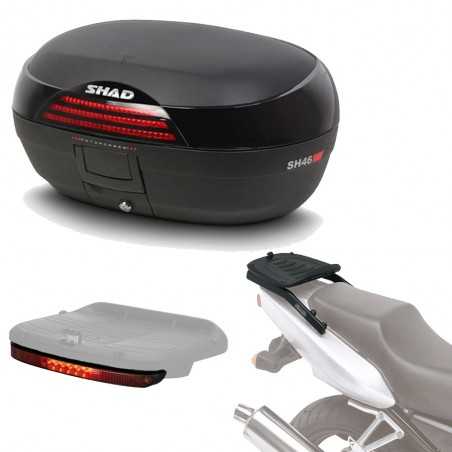 SHAD Kit fijacion y maleta baul trasero + luz de freno regalo SH46 SH46LUHE6