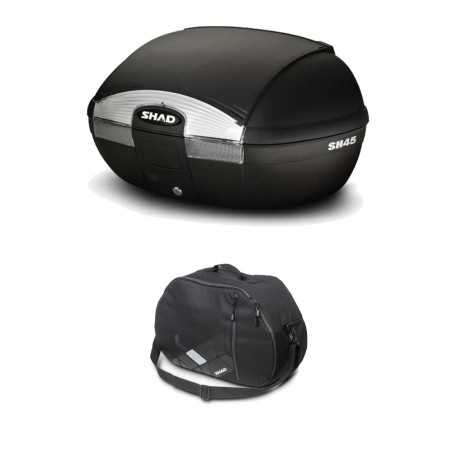 SHAD Baul maleta trasera moto con bolsa interna de regalo SH45 SH45BO1