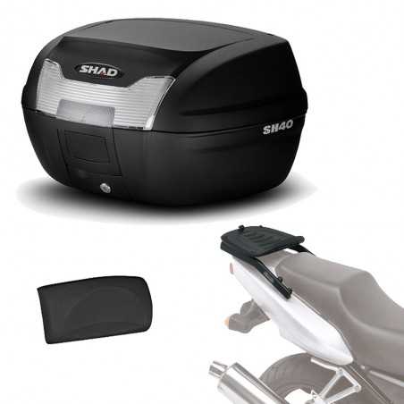 SHAD Kit fijacion y maleta baul trasero + respaldo pasajero regalo SH40 SH40REHE156