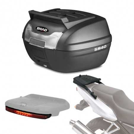 SHAD Kit fijacion y maleta baul trasero + luz de freno regalo SH40 CARGO SH40CLUHE231