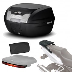 Fitting kit + rear trunk suitcase + brake light + backrest gift  SH40