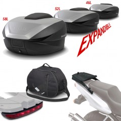 SHAD Kit fijacion y maleta baul trasero + bolsa interna luz de freno regalo SH59 SH59BOLUHE105