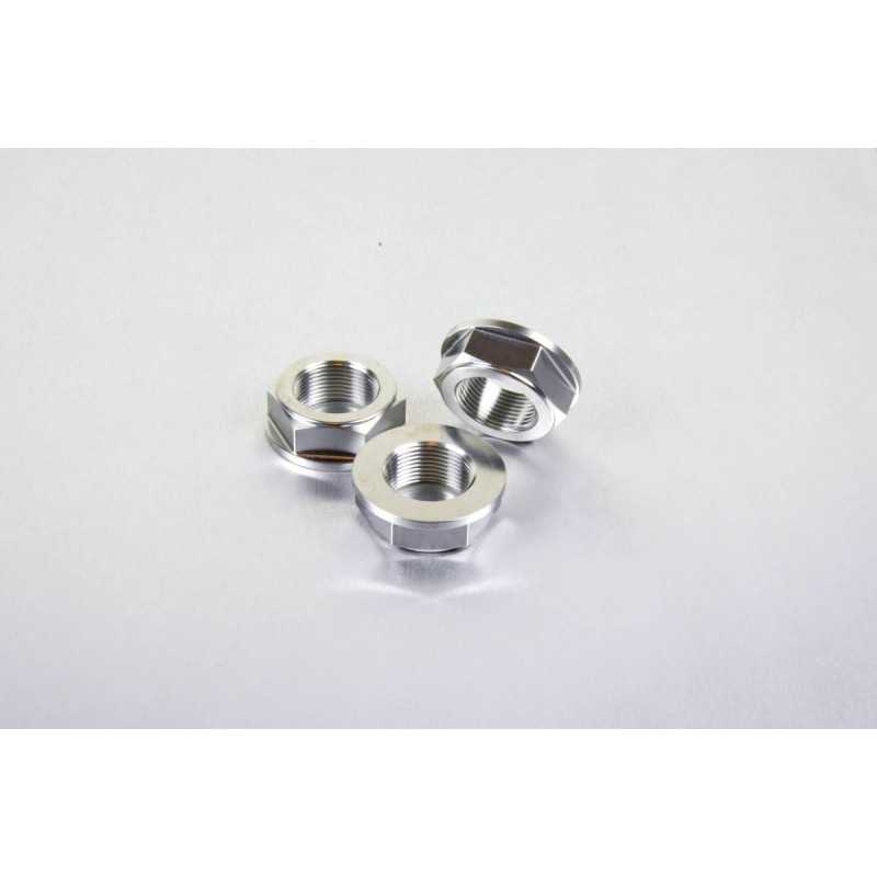 Rear axle nut  Suzuki - M25 x 1.50mm acero Inox NATURAL
