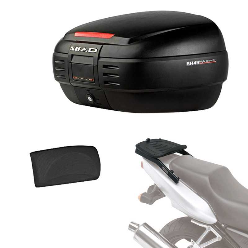 SHAD Kit fijacion y maleta baul trasero + respaldo pasajero regalo SH49 SH49REHE150